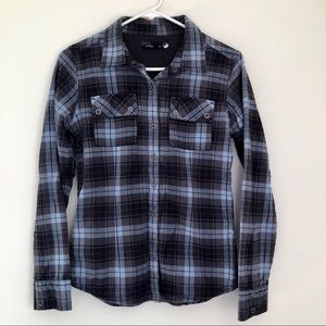 Prana flannel, waffle lined